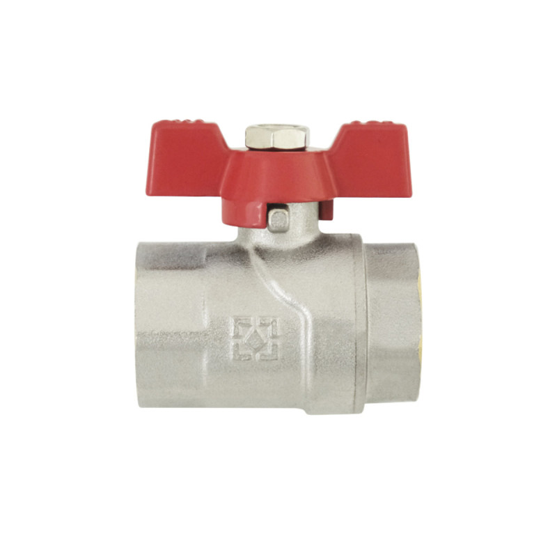 Raftec Кран кульовий RED PN40 ВВ 3/4" метелик CBB-02