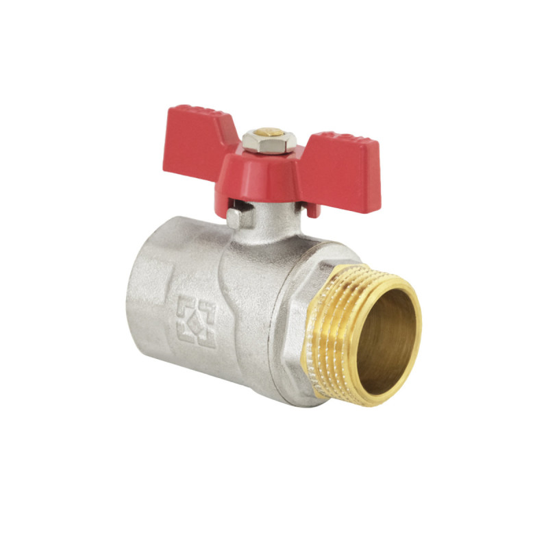 Raftec Кран кульовий RED PN40 ЗВ 1" ручка CBB-031