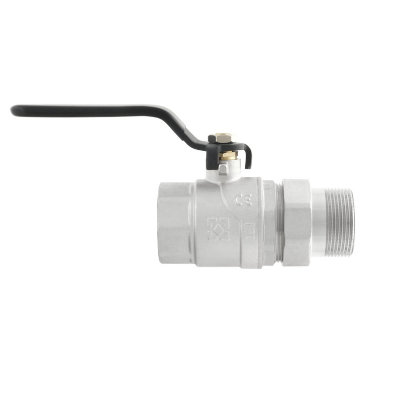 Raftec Кран кульовий з американкою BLACK PN20 ВН 1 1/2" DRBS5