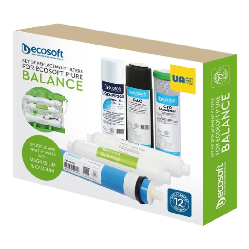 ECOSOFT Комплект картриджів P’URE Balance 12 місяців (CHV6PUREBAL)