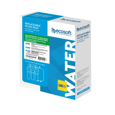 ECOSOFT Покращений комплект картриджів 1-2-3 для фільтрів зворотного осмосу з функцією економії води (CHV3ECOAGR)