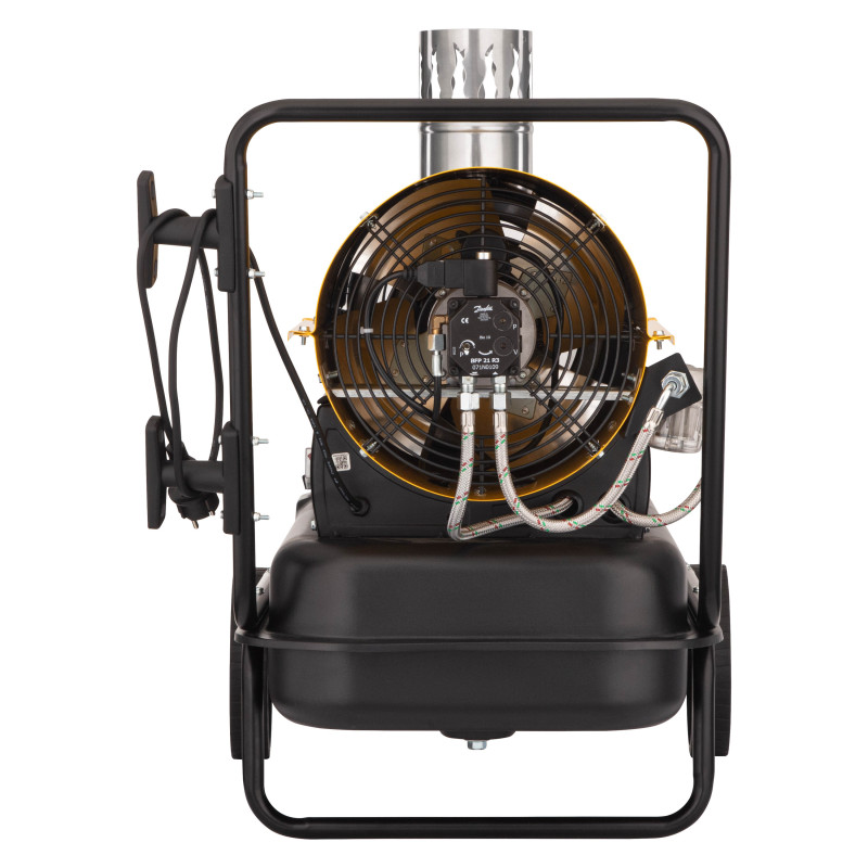 2E Теплова гармата дизель/гас, непрямого нагріву, 30кВт, 400м кв, 780м куб/год, колеса, IPX4, жовтий (2E-DHI30780)