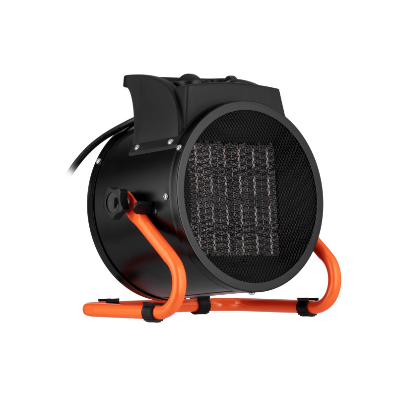 2E Теплова гармата електрична, 3кВт, 30м2, 280 м3/год, керамічний нагр.елемент (PTC), чорний (2E-AHC3000)