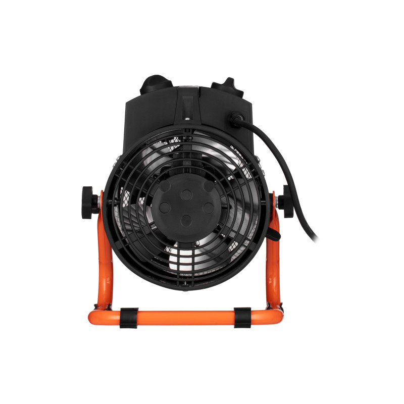 2E Теплова гармата електрична Stainless, 2кВт, 20м кв, 239м куб/год, нагрів. елемент - нерж. сталь, IPX4, чорний (2E-AHT2000)