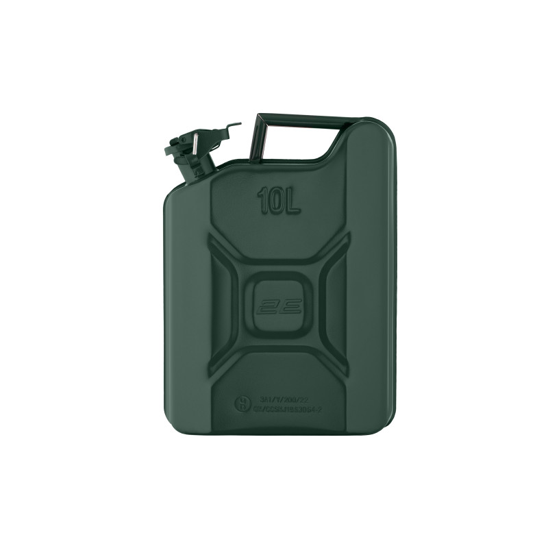 2E Каністра для палива JCM10V вертикальна, 10 л, метал, 0.6 мм, зелений, 2.3 кг (2E-JCM10V)