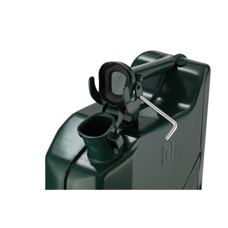 2E Каністра для палива JCM10V вертикальна, 10 л, метал, 0.6 мм, зелений, 2.3 кг (2E-JCM10V)