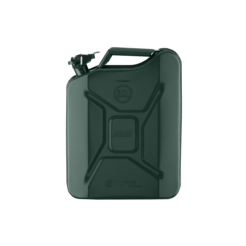 2E Каністра для палива 2E JCM20V вертикальна, 20 л, метал, 0.8 мм, зелений, 3.7 кг (2E-JCM20V)