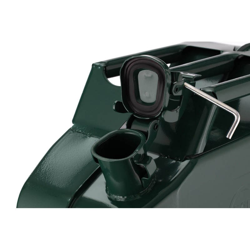 2E Каністра для палива 2E JCM20V вертикальна, 20 л, метал, 0.8 мм, зелений, 3.7 кг (2E-JCM20V)