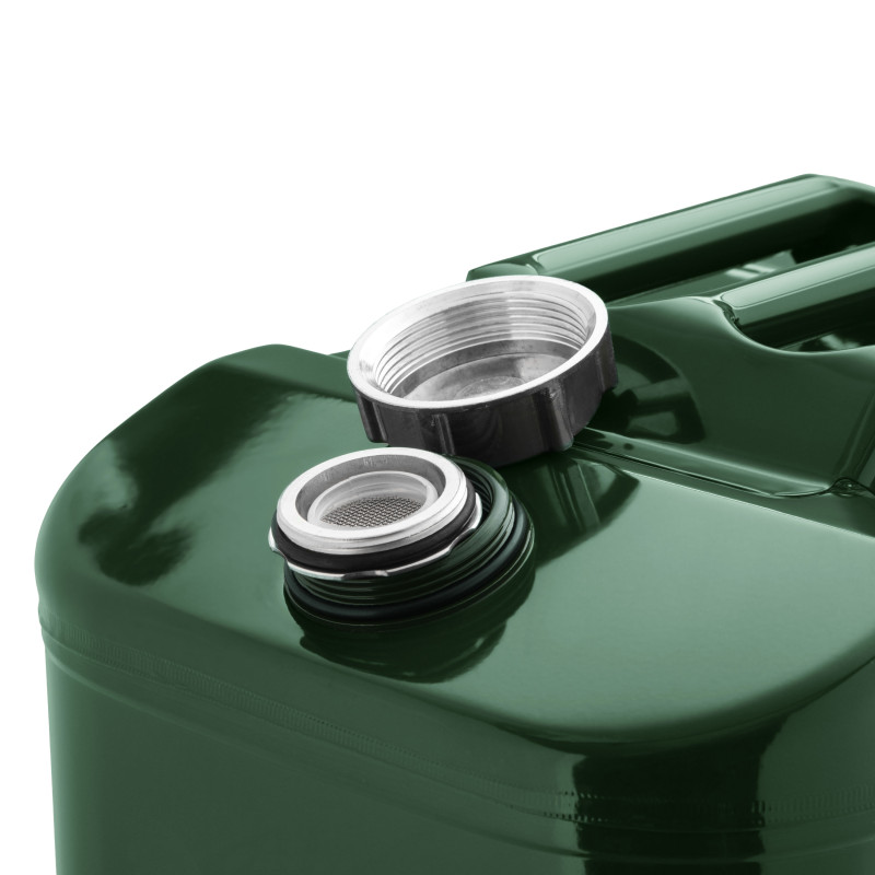 2E Каністра паливна вертикальна 30л метал 0.8мм, 3.3кг, зелений (2E-JCM30S)