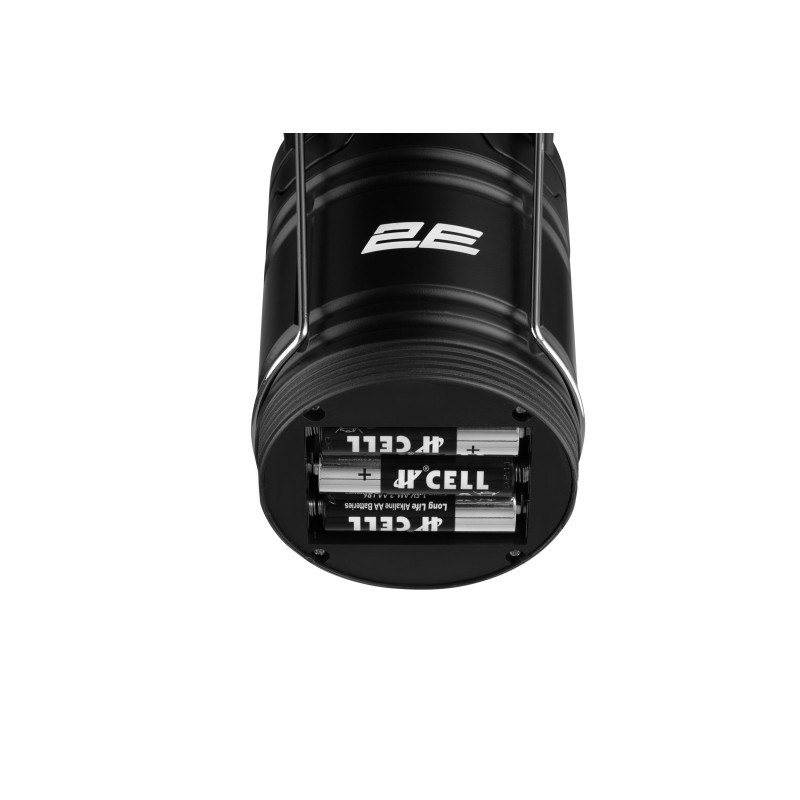 2E Ліхтар кемпінговий на батарейках PLBL3AA Flame AAx3 200лм 3Вт складаний 2 режими освітлення полум’я/біле світло IP44 0.26кг (2E-PLBL3AA)