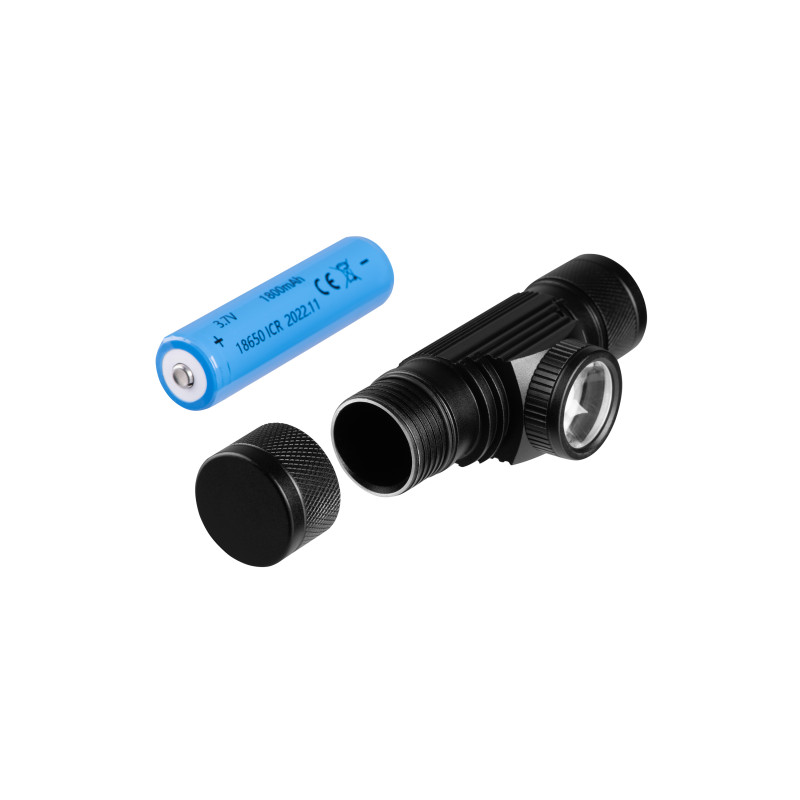 2E Ліхтар налобний акумуляторний HLBL1818, USB-C, 1800мА•год, 500лм, 5Вт, багаторежимний (2E-HLBL1818)