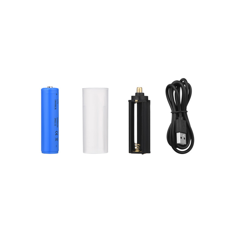 Ліхтар ручний на батарейках 2E FLBL3AAA AAAx3 300лм 5Вт 3 режими освітлення IP44 0.16кг (2E-FLBL3AAA)