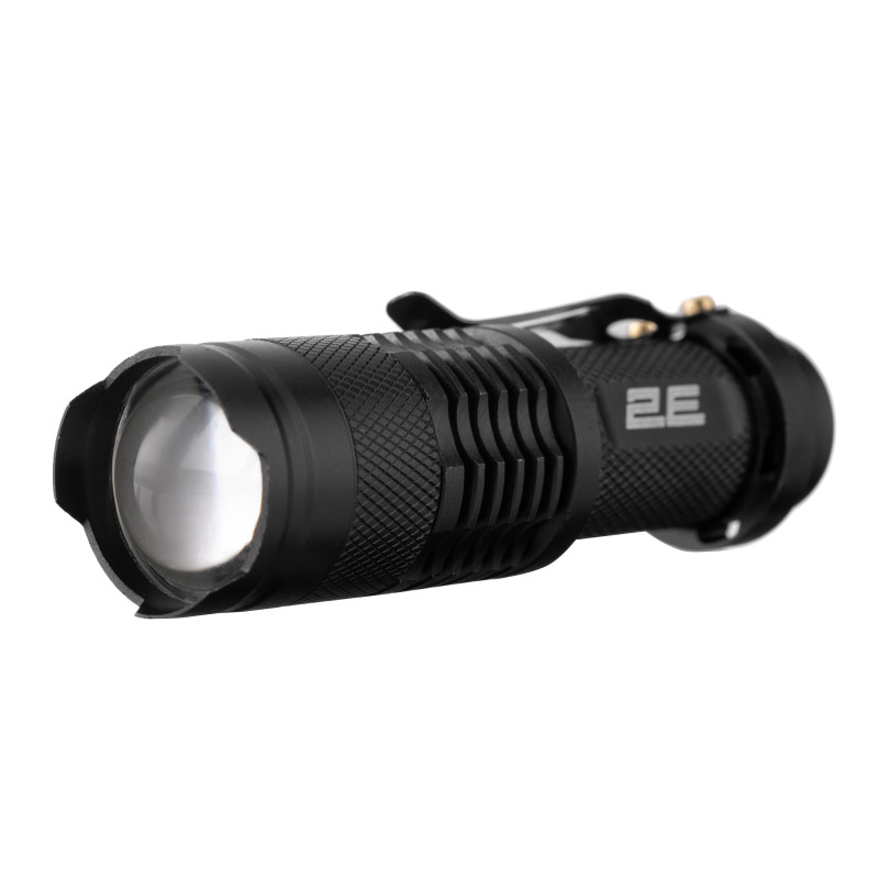 2E Ліхтар ручний на батарейках, AAx1, 100лм, 3 функції освітлення, IPX4 (2E-PYB1AA)