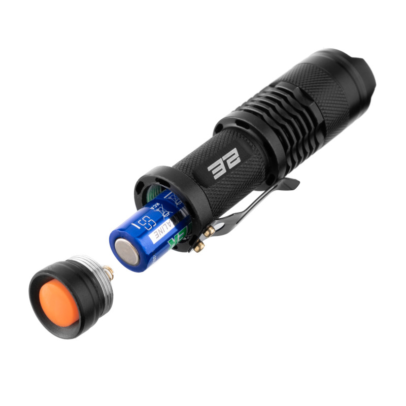 2E Ліхтар ручний на батарейках, AAx1, 100лм, 3 функції освітлення, IPX4 (2E-PYB1AA)