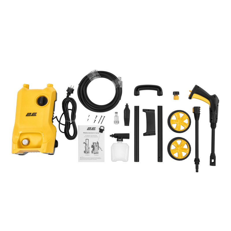 2E Мінімийка високого тиску AquaClean 140, 1800Вт, 140бар, 480л/год, шланг 6м, 6.06кг (2E-HPW1814)