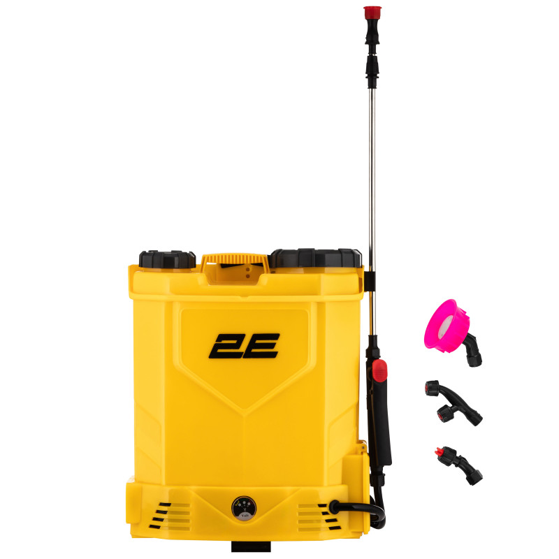 2E Обприскувач акумуляторний AquaSpray 12LR 12л 12В 1х8А·год 4.5бар 2.9л·хв 4.5кг вольтметр (2E-12LBS)