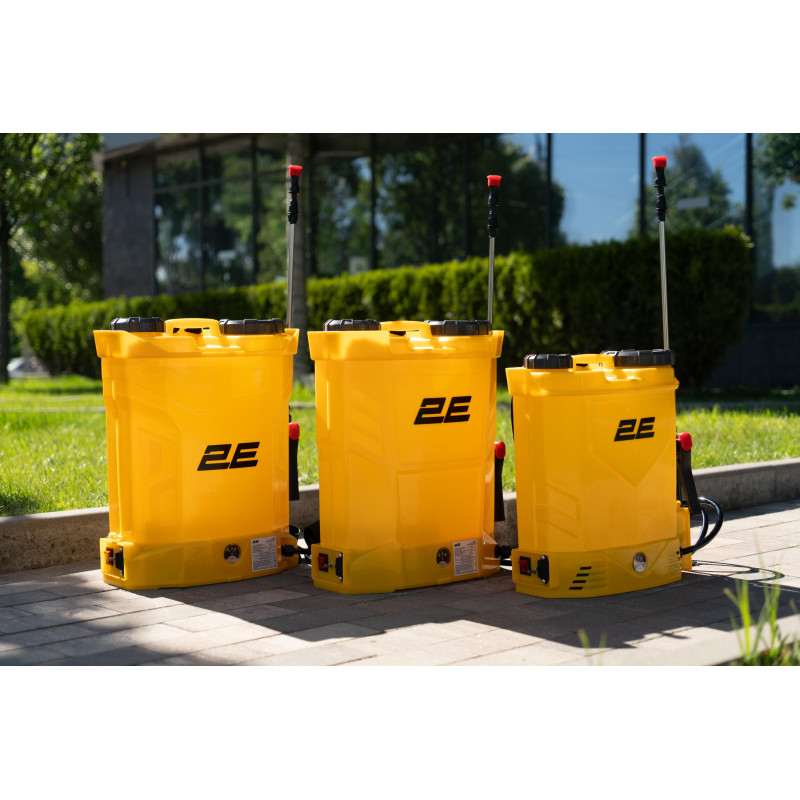 2E Обприскувач акумуляторний AquaSpray 18LR 18л 12В 1х8А·год 4.5бар 2.9л·хв 5кг вольтметр (2E-18LBS)