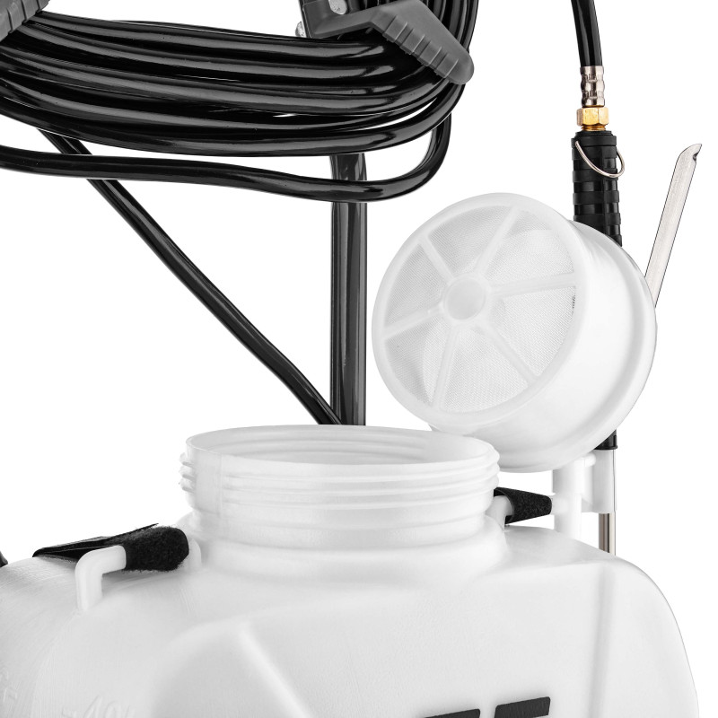 2E Обприскувач акумуляторний AquaSpray 40LR 40л 12В 1х12А·год 7бар 6л·хв 14.5кг вольтметр колеса шланг 15м (2E-40LWBS15)