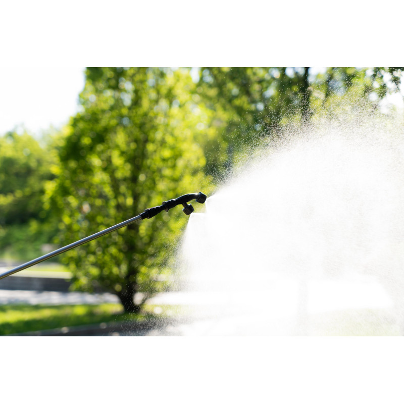 2E Обприскувач акумуляторний AquaSpray 40LRC 40л 12В 1х12А·год 7бар 6л·хв 16кг вольтметр колеса котушка шланг 30м (2E-40LWBS30)