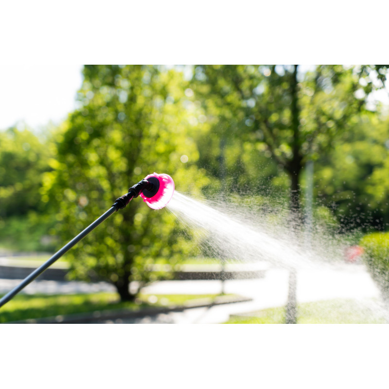 2E Обприскувач акумуляторний AquaSpray 40LRC 40л 12В 1х12А·год 7бар 6л·хв 16кг вольтметр колеса котушка шланг 30м (2E-40LWBS30)