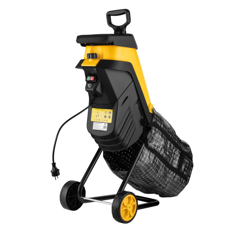 2E Подрібнювач садовий мережевий GardenFrag 2400Вт 40мм 40л 10кг ніж (2E-ES24)