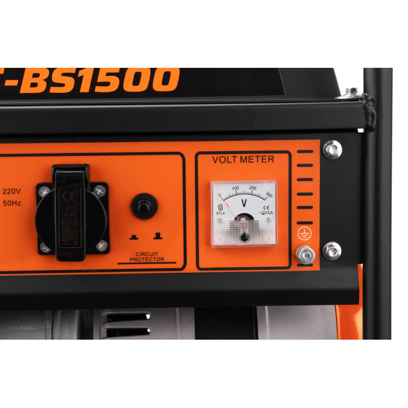 2E Генератор бензиновий 220В (1 фаза), 0.8/1кВт, ручний старт, 26.4кг (2E-BS1500)