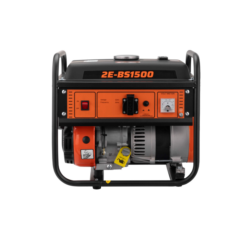 2E Генератор бензиновий 220В (1 фаза), 0.8/1кВт, ручний старт, 26.4кг (2E-BS1500)