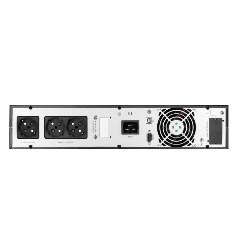 2E Джерело безперебійного живлення OD2000RT, 2000VA/1800W, RT2U, LCD, USB, 4xSchuko (2E-OD2000RT)