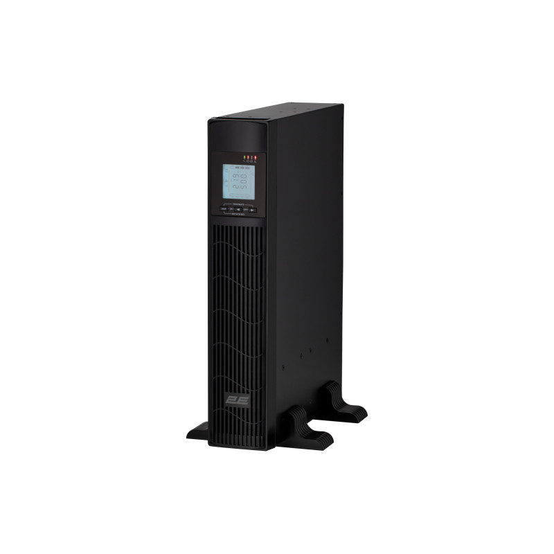 2E Джерело безперебійного живлення PS1000RT, 1000VA/800W, RT2U, LCD, USB, 2xSchuko+1xC13 (2E-PS1000RT)