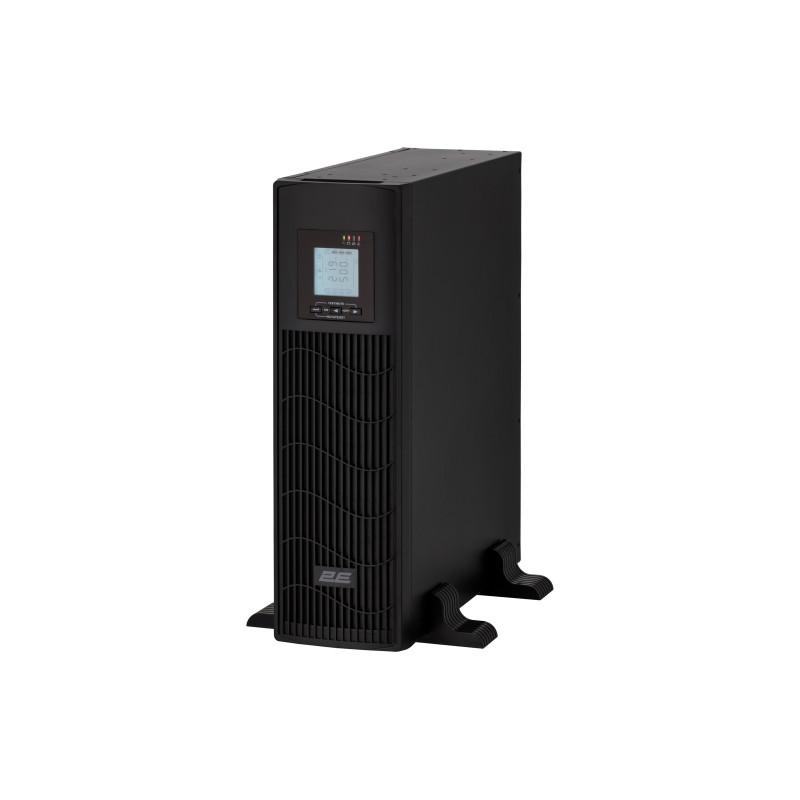 2E Джерело безперебійного живлення PS1500RT, 1500VA/1200W, RT3U, LCD, USB, 3xC13, 3xSchuko (2E-PS1500RT)