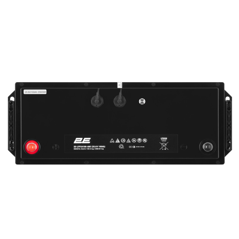 2E Акумуляторна батарея LFP24, 24В, 100А•год, ABC 8S (2E-LFP24100-ABC)