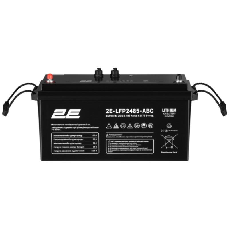 Акумуляторна батарея 2E LFP24, 24В, 85А•год, ABC 8S (2E-LFP2485-ABC)