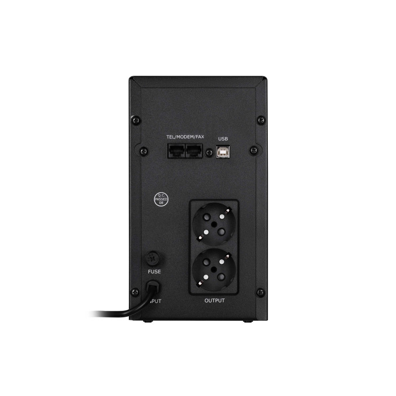 2E Джерело безперебійного живлення DD2000, 2000VA/1200W, LCD, USB, 2xSchuko (2E-DD2000)