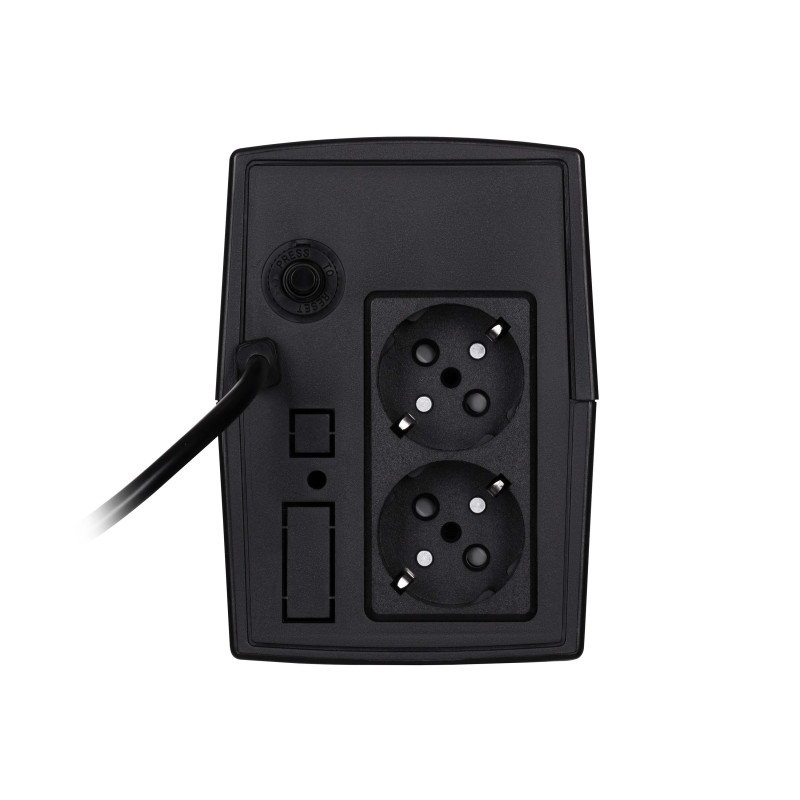 2E Джерело безперебійного живлення ED850, 850VA/480W, LED, 2xSchuko (2E-ED850)