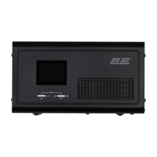 2E Інвертор HI600, 600W, 12V - 230V, LCD, AVR, 2xSchuko + DC output (2E-HI600)