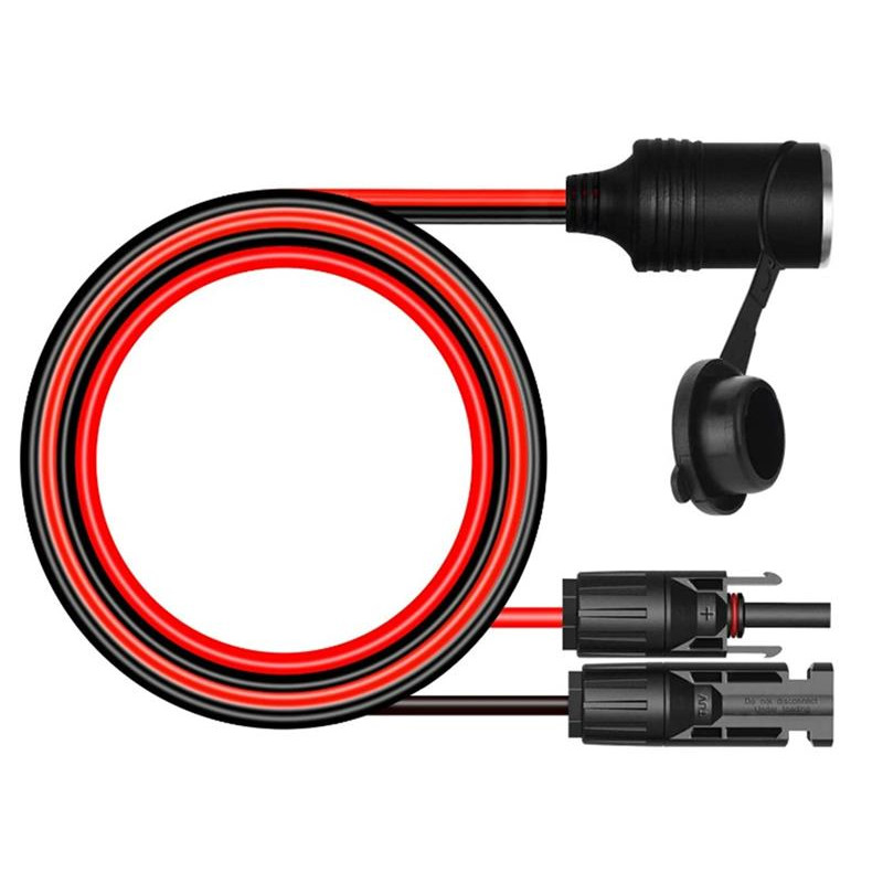 2E Адаптер для сонячних панелей MC4 - Автомобільний прикурювач розетка 0,5 м (2E-ASP-CCP-MC4-05)