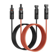 2E Кабель для сонячних панелей MC4-MC4 - Подовжуючий 4,5 м (2E-ASP-MC4-MC4-45)