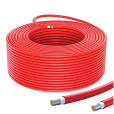 2E Кабель для сонячних панелей перетином 6 кв.мм 30,5 м Червоний (2E-ASP-SC-6MM2-R)