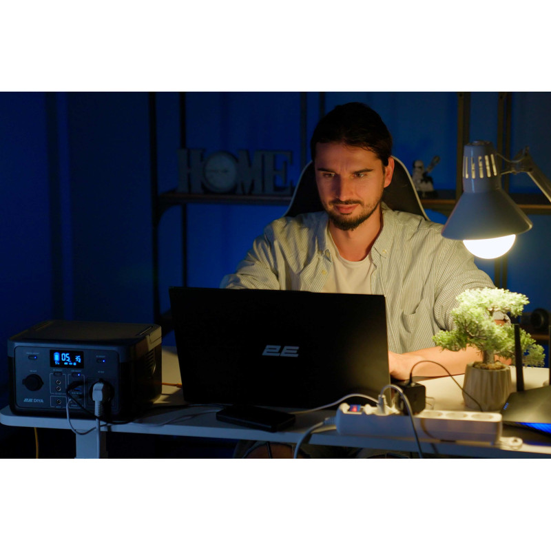 2E Акумулятор портативний літій-іонний, електростанція Diya, 300 Вт, 320 Вт/год, швидка зарядка (2E-PPS03032)