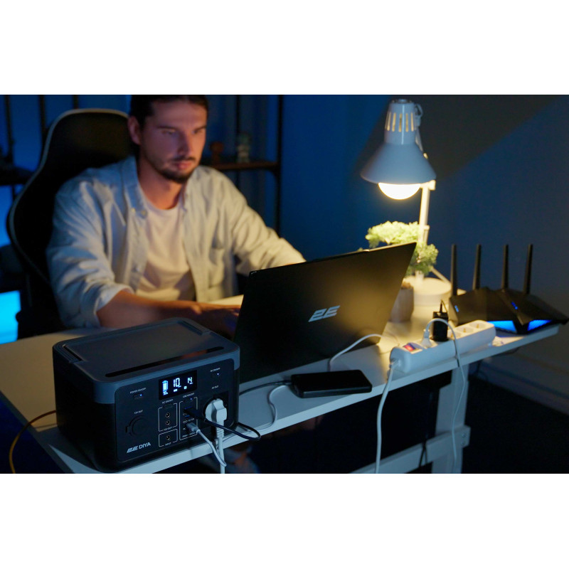 2E Акумулятор портативний літій-іонний, електростанція Diya, 300 Вт, 320 Вт/год, швидка зарядка (2E-PPS03032)