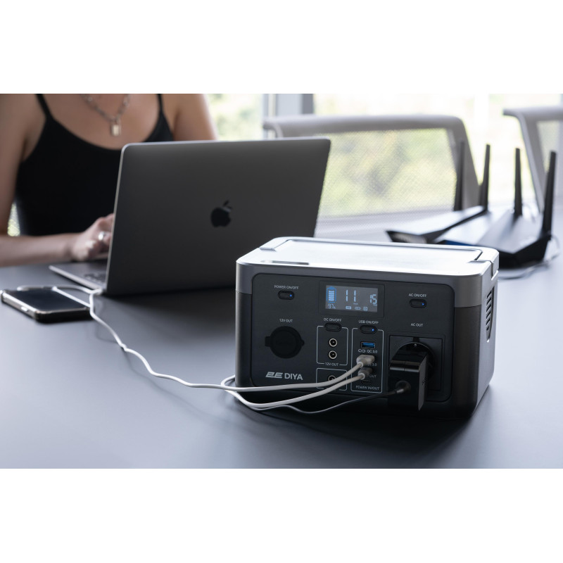 2E Акумулятор портативний літій-іонний, електростанція Diya, 300 Вт, 320 Вт/год, швидка зарядка (2E-PPS03032)