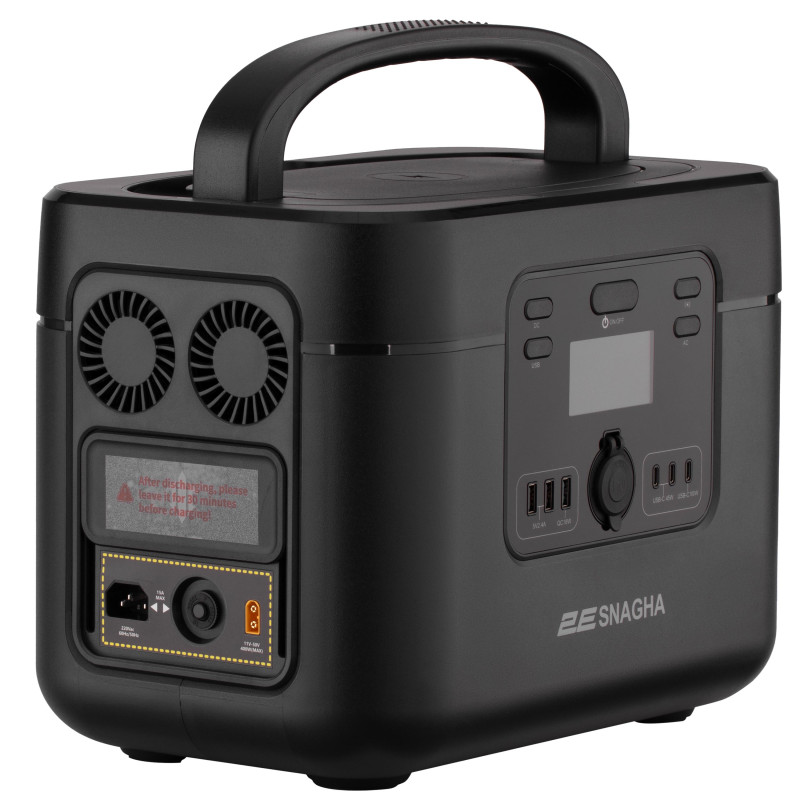 2E Портативна електростанція Snagha 2, 1200 Вт, 1050 Вт/год, швидка зарядка (2E-PPS1210-2)