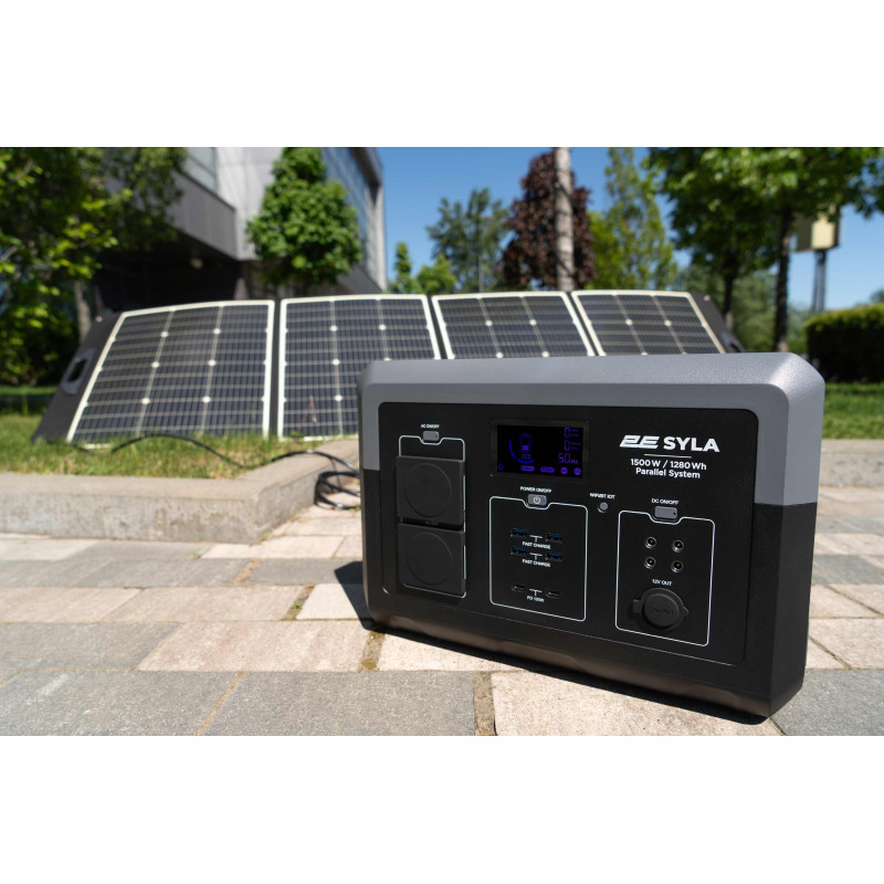 2E Портативна електростанція Syla, 1500 Вт, 1280 Вт/год, WiFi/BT, паралельне підключення, швидка зарядка (2E-PPS1512)
