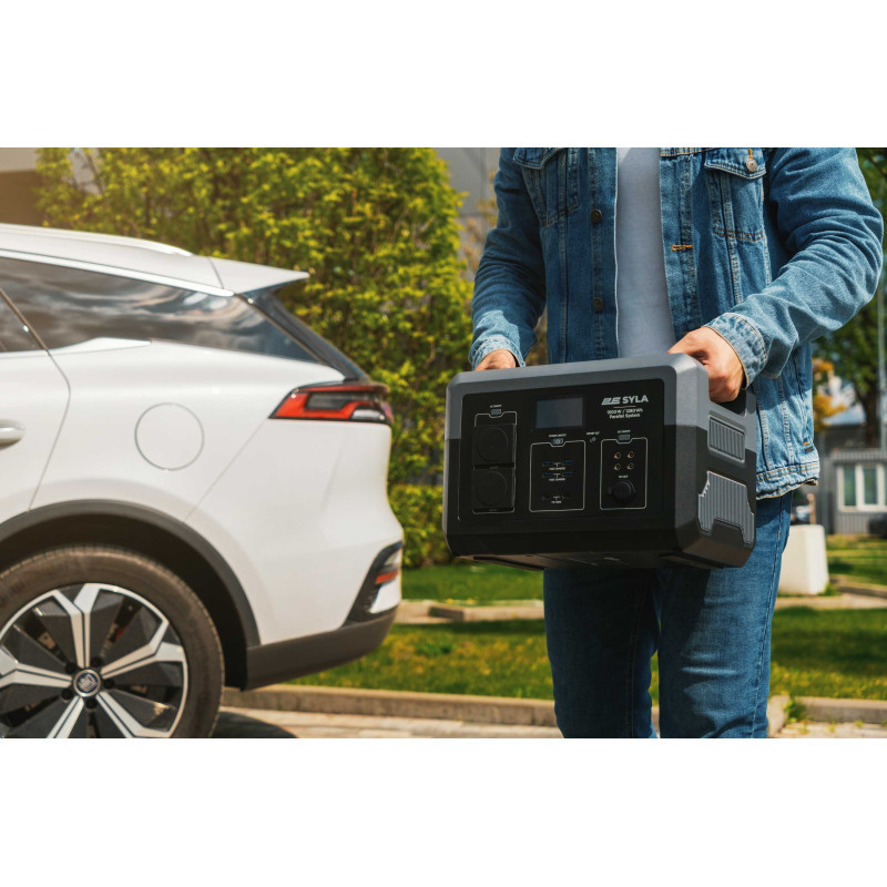 2E Портативна електростанція Syla, 1500 Вт, 1280 Вт/год, WiFi/BT, паралельне підключення, швидка зарядка (2E-PPS1512)