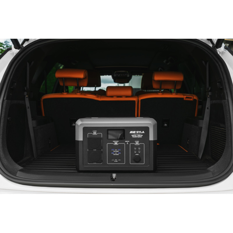 2E Портативна електростанція Syla, 1500 Вт, 1280 Вт/год, WiFi/BT, паралельне підключення, швидка зарядка (2E-PPS1512)