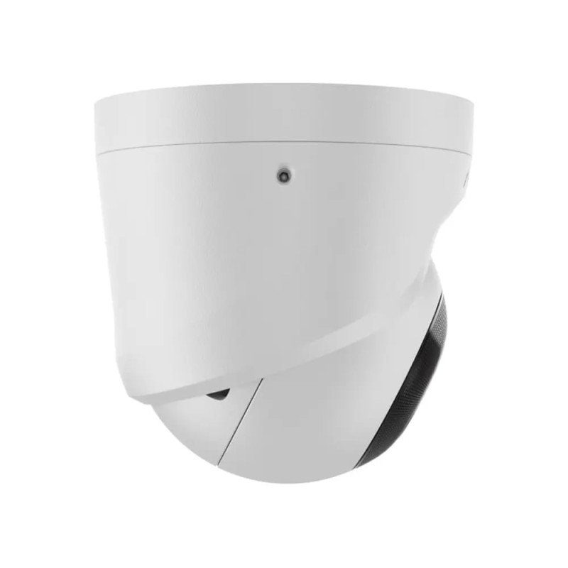 Ajax IP-Камера дротова TurretCam, 5мп, 4мм, Poe, True WDR, IP 65, ІЧ 35м, аудіо, кут огляду 75°до 85°, купольна, біла (000039308)