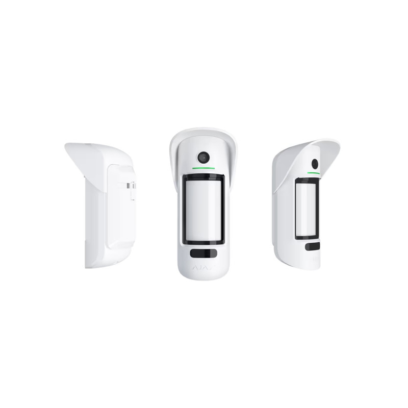 Ajax Бездротовий датчик руху з камерою та фото по запиту MotionCam Outdoor PhOD, Jeweller, білий (000027961)