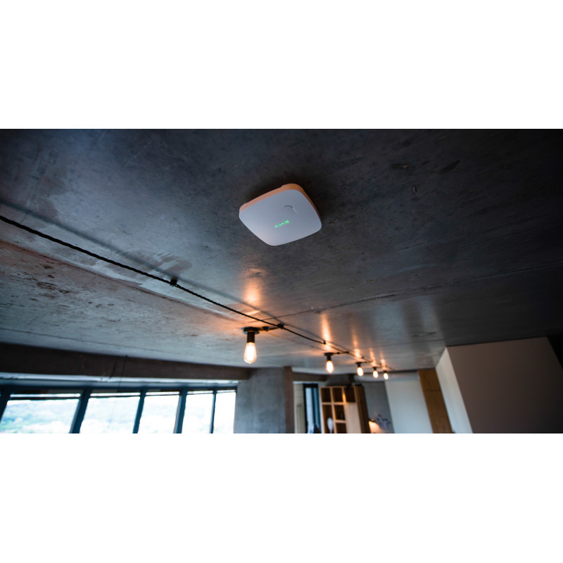 Ajax Датчик диму і чадного газу FireProtect Plus, Jeweler, бездротовий, білий (000005637)