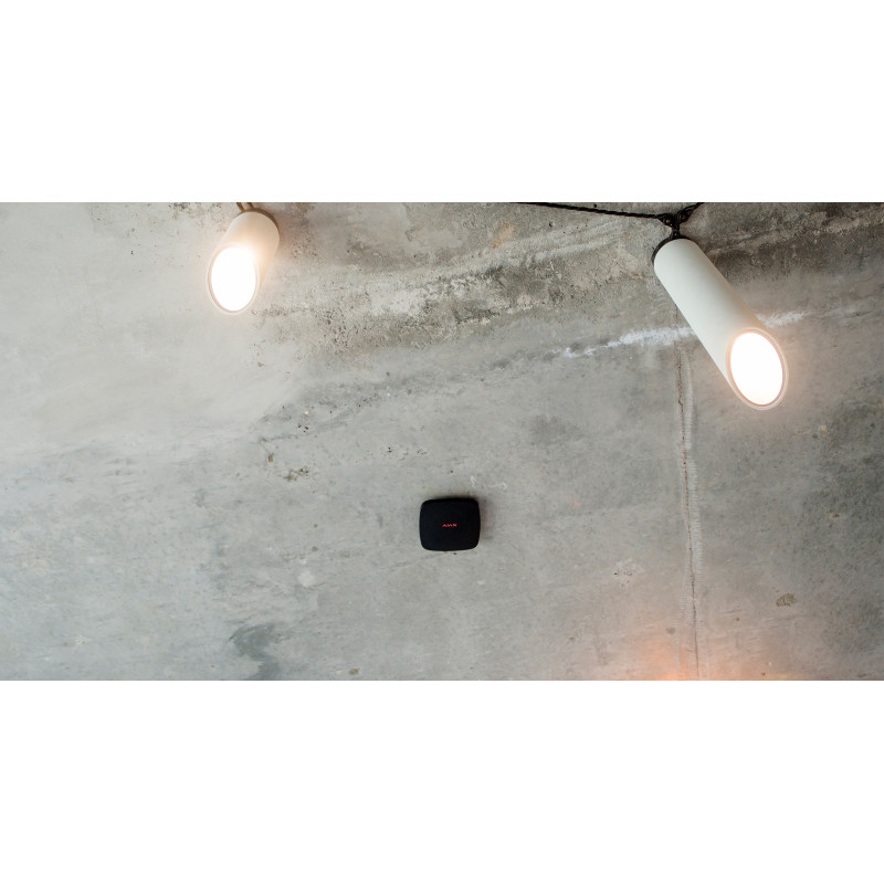 Ajax Датчик диму і чадного газу FireProtect Plus, Jeweler, бездротовий, чорний (000005636)