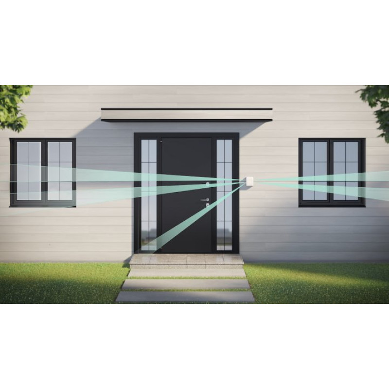 Ajax Бездротовий вуличний датчик руху "штора" DualCurtain Outdoor білий (000022070)